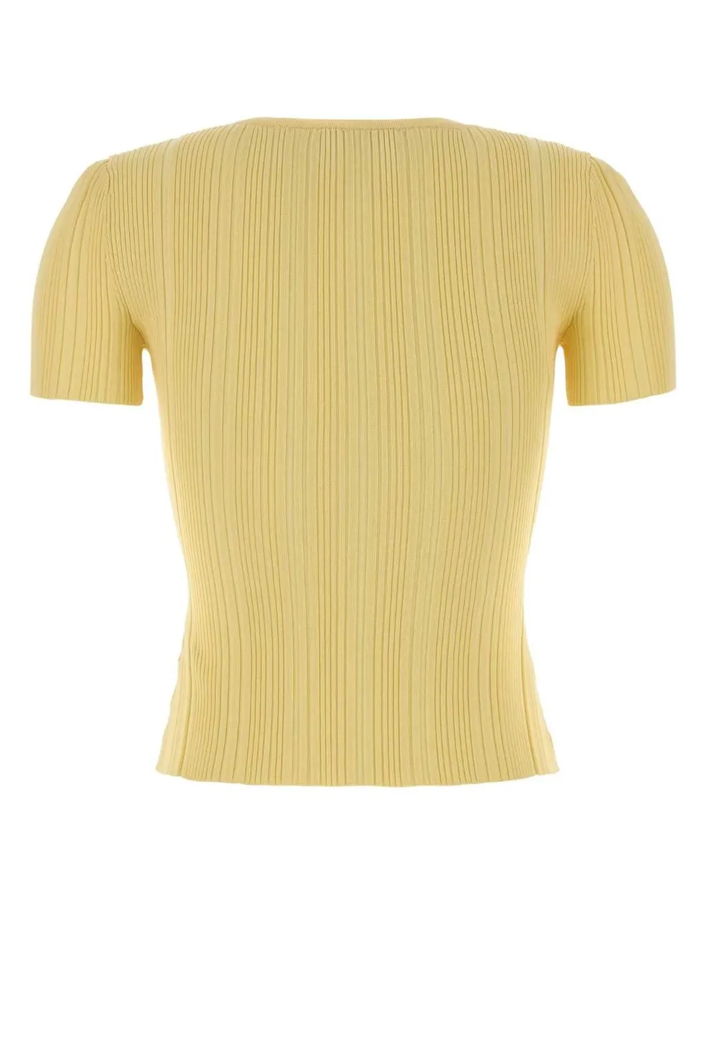 Ribbed Knit Top With Lace Detail
