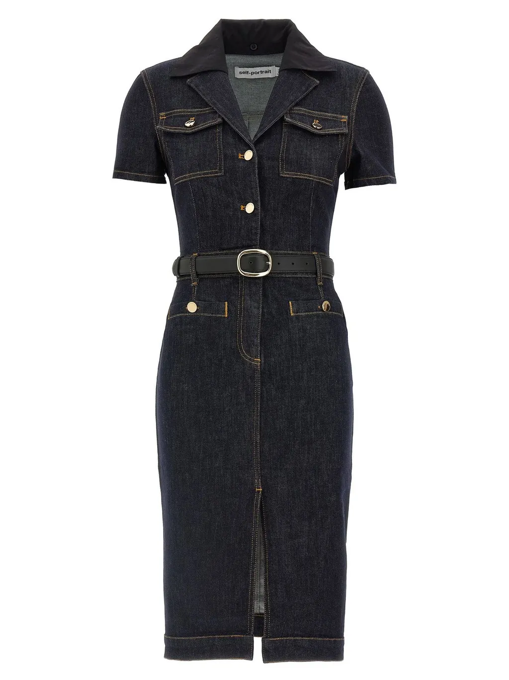Denim Midi Dress