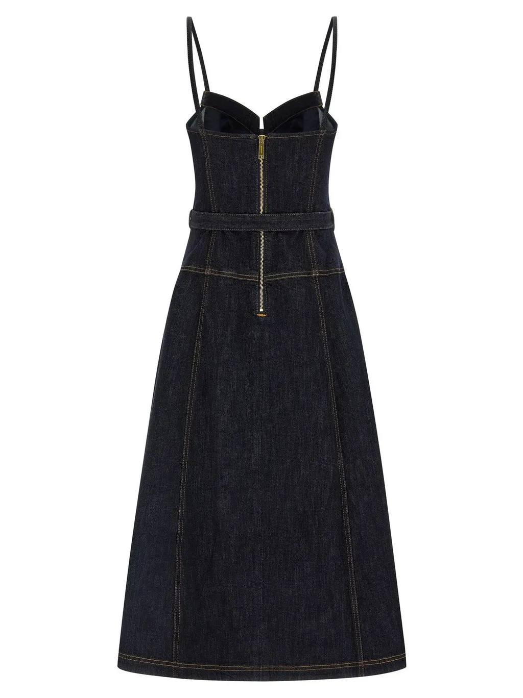 Denim Bustier Dress