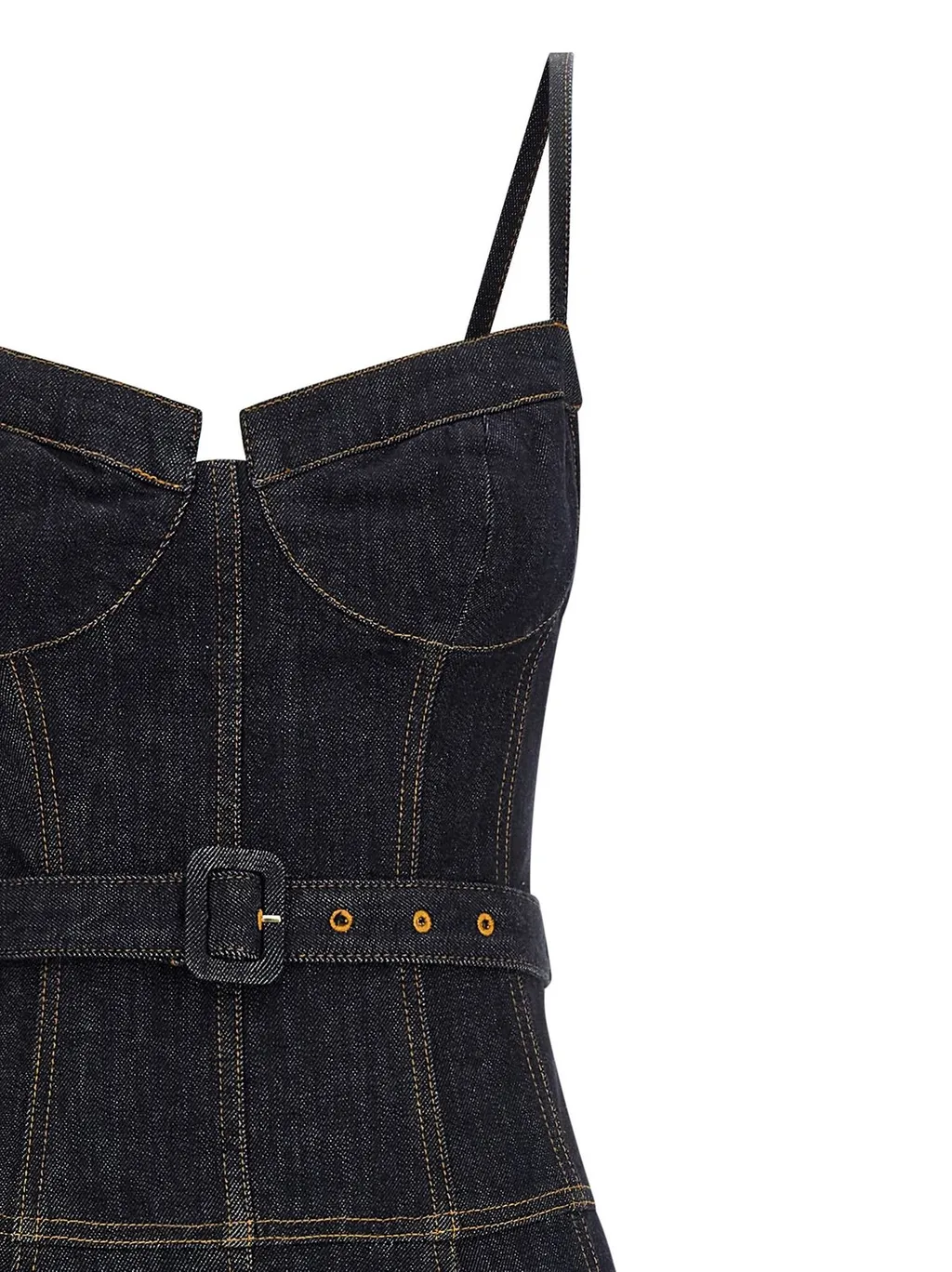 Denim Bustier Dress