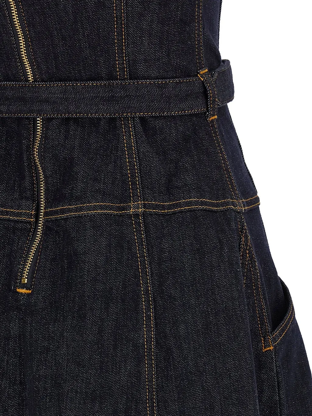 Denim Bustier Dress