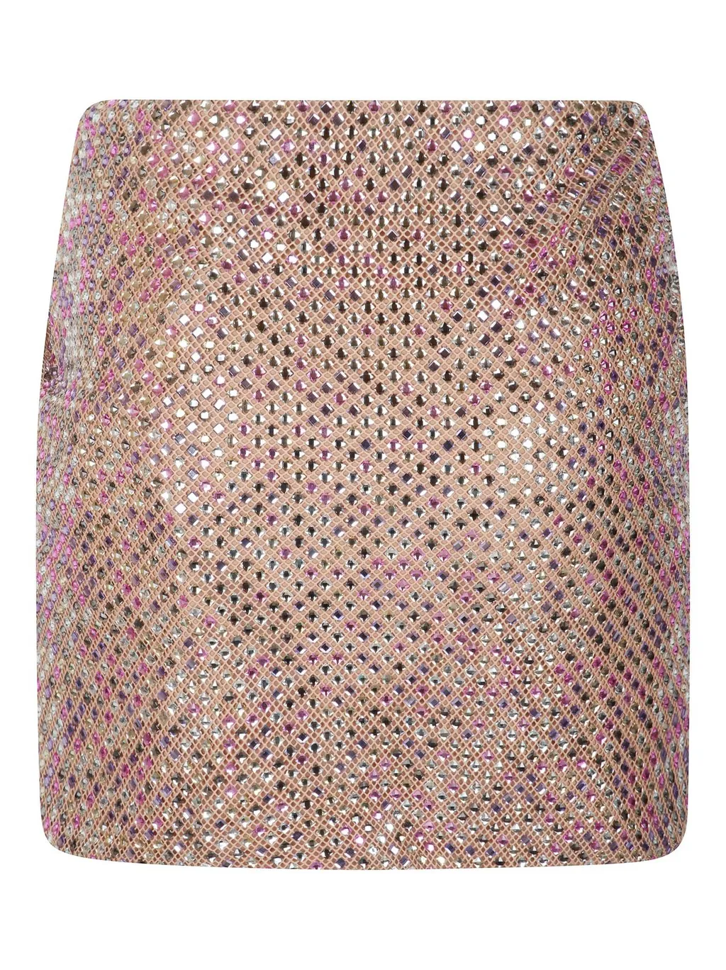 Sequined Draped Mini Skirt
