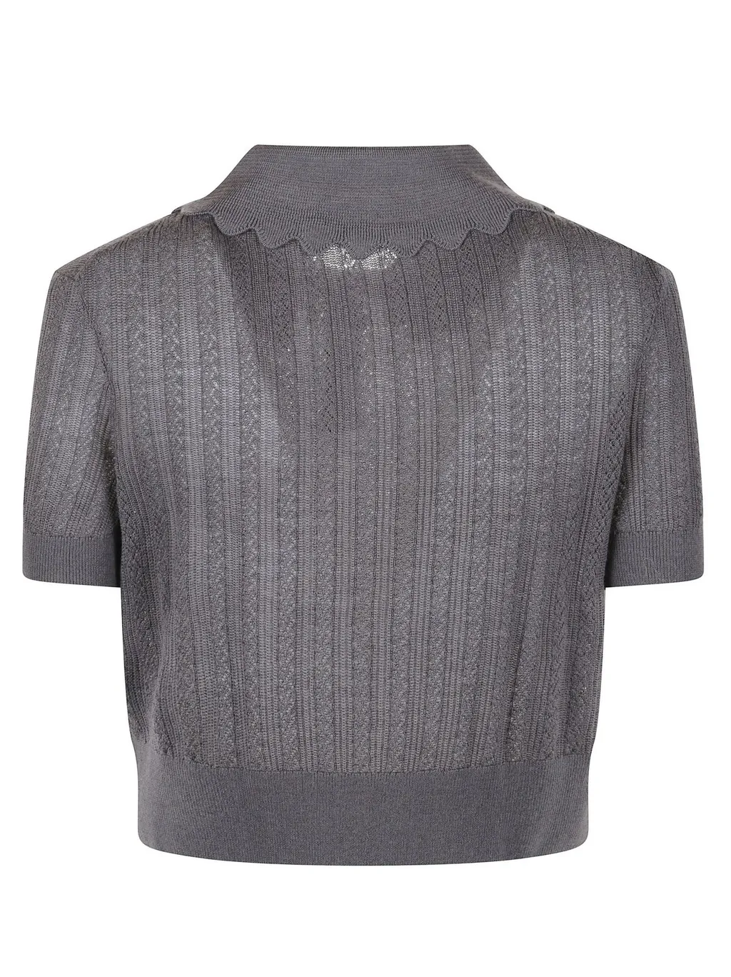 Collared Knit Top