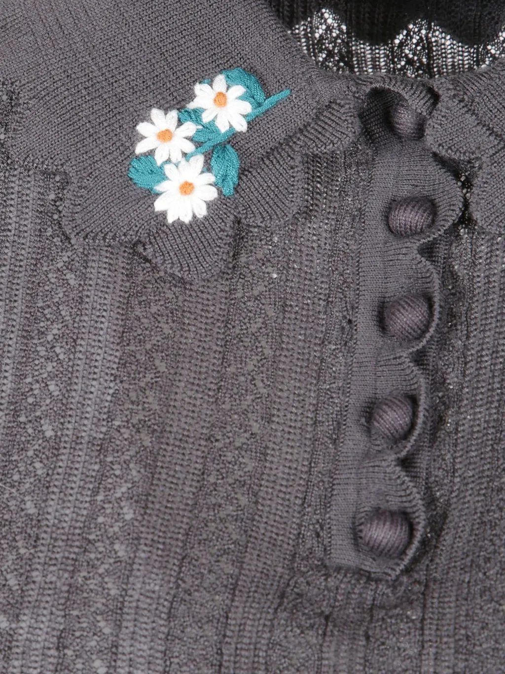 Collared Knit Top