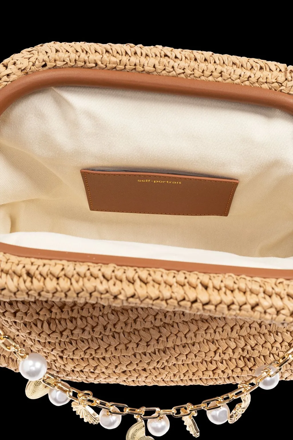 Woven Raffia Clutch