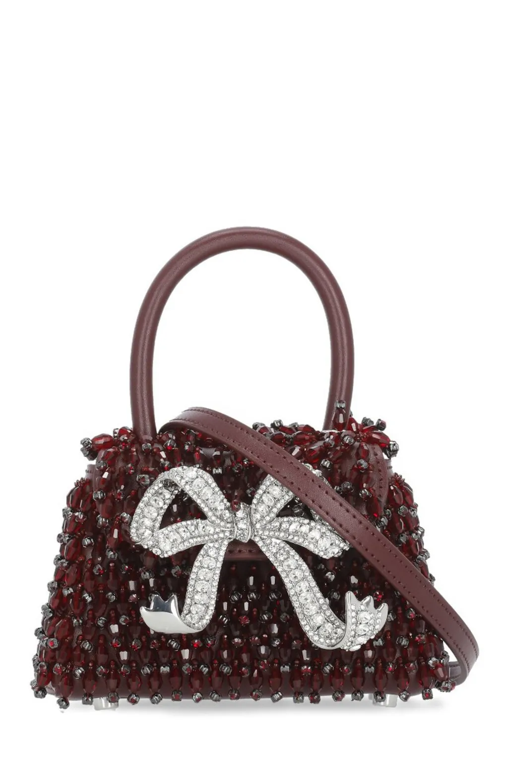 Beaded Top Handle Bag