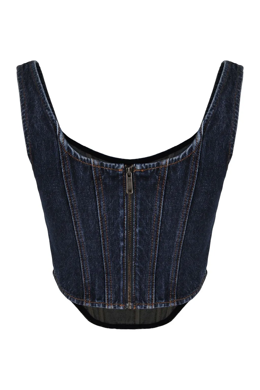 Denim Corset Top