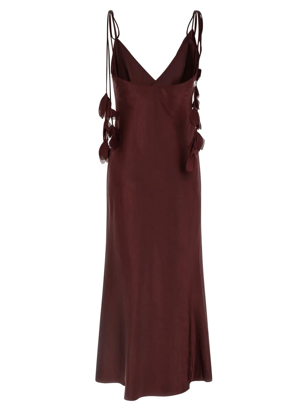 Maxi Dress With Feather Detail