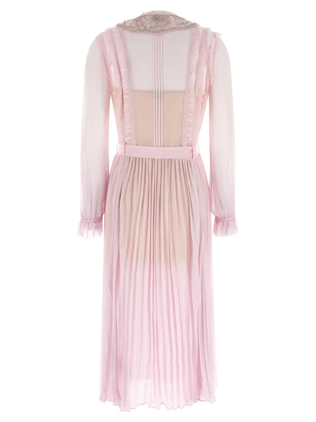 Pleated Midi Dress