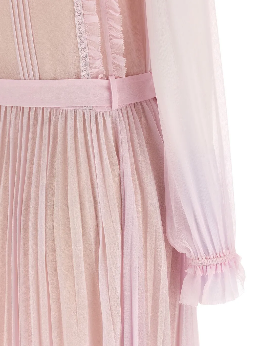 Pleated Midi Dress