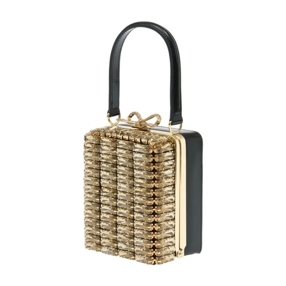 Box Bag With Crystals
