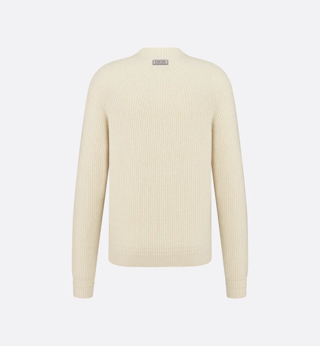 Mock Neck Ribbed Sweater