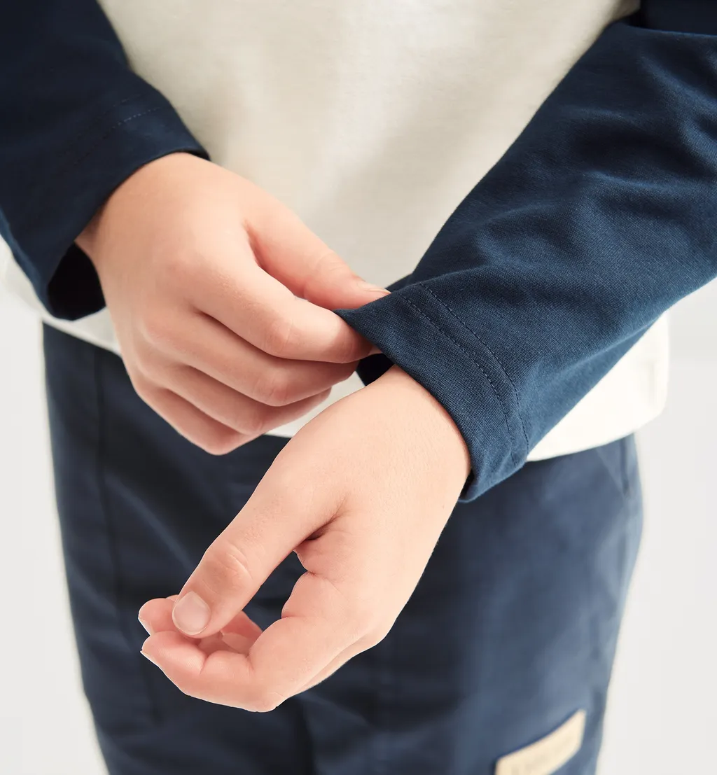 Long-Sleeved Polo Shirt