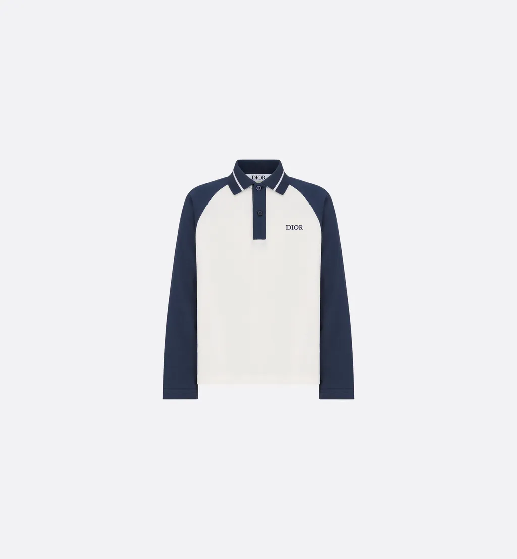 Long-Sleeved Polo Shirt