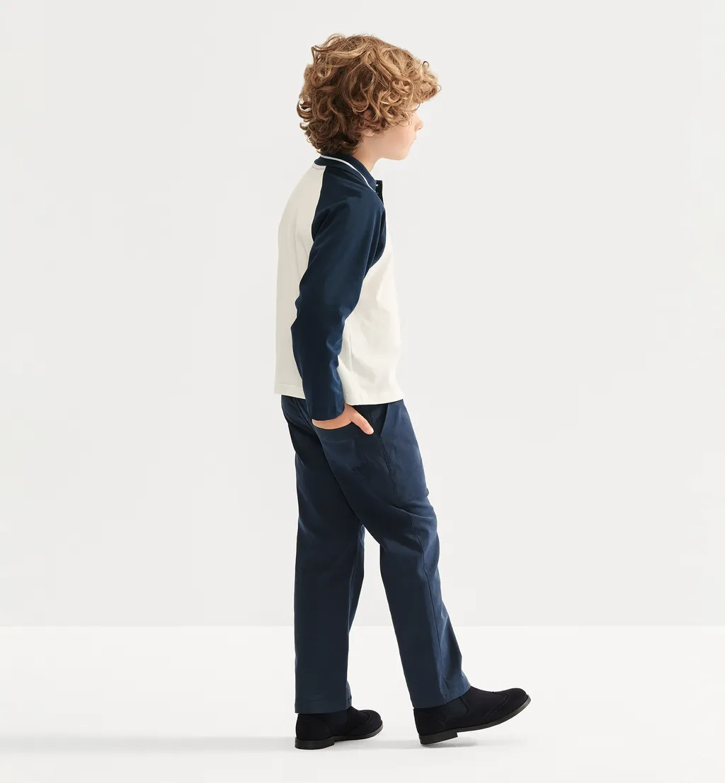 Long-Sleeved Polo Shirt