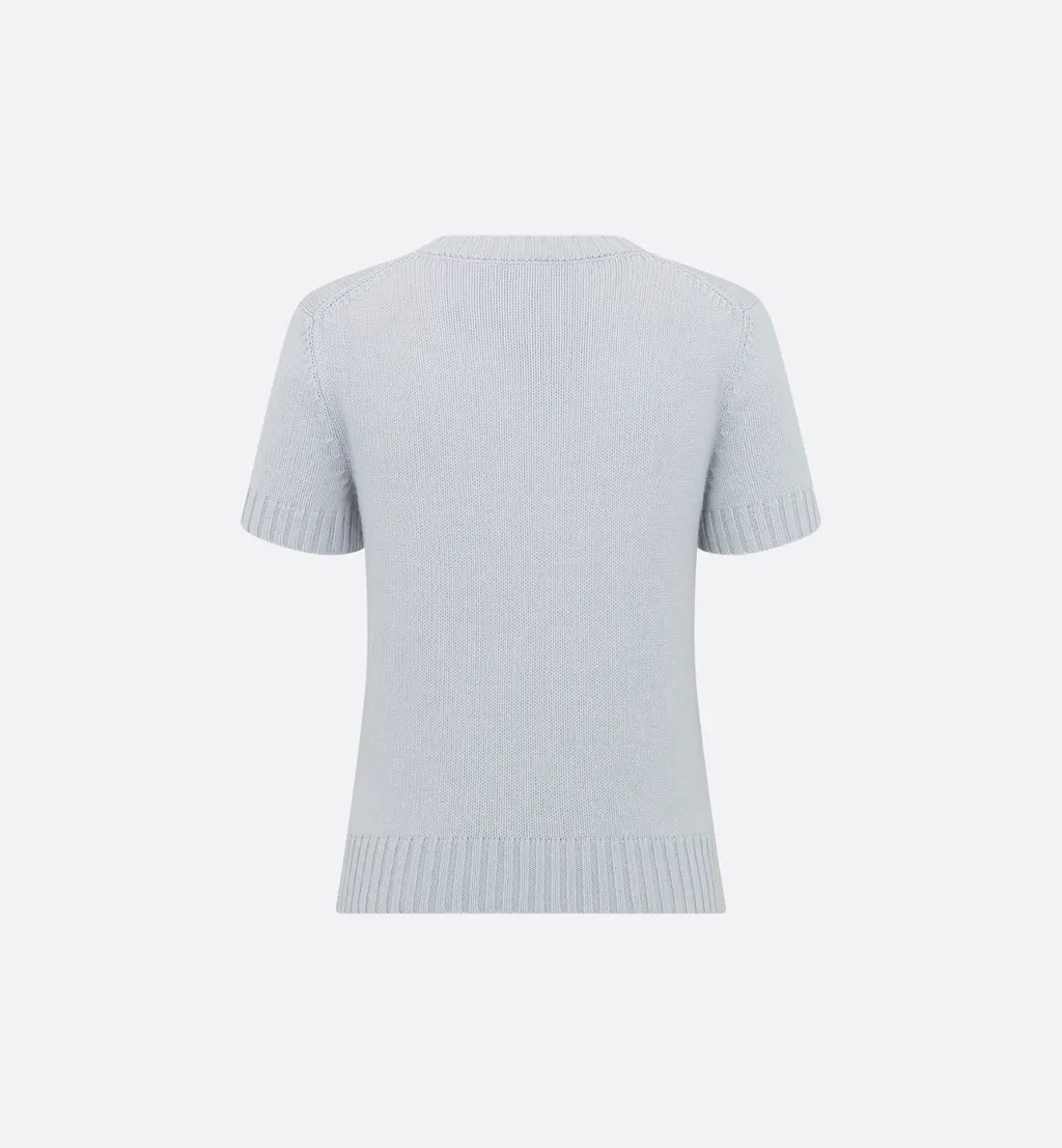 Short-Sleeved Sweater With Christian Dior Signature
