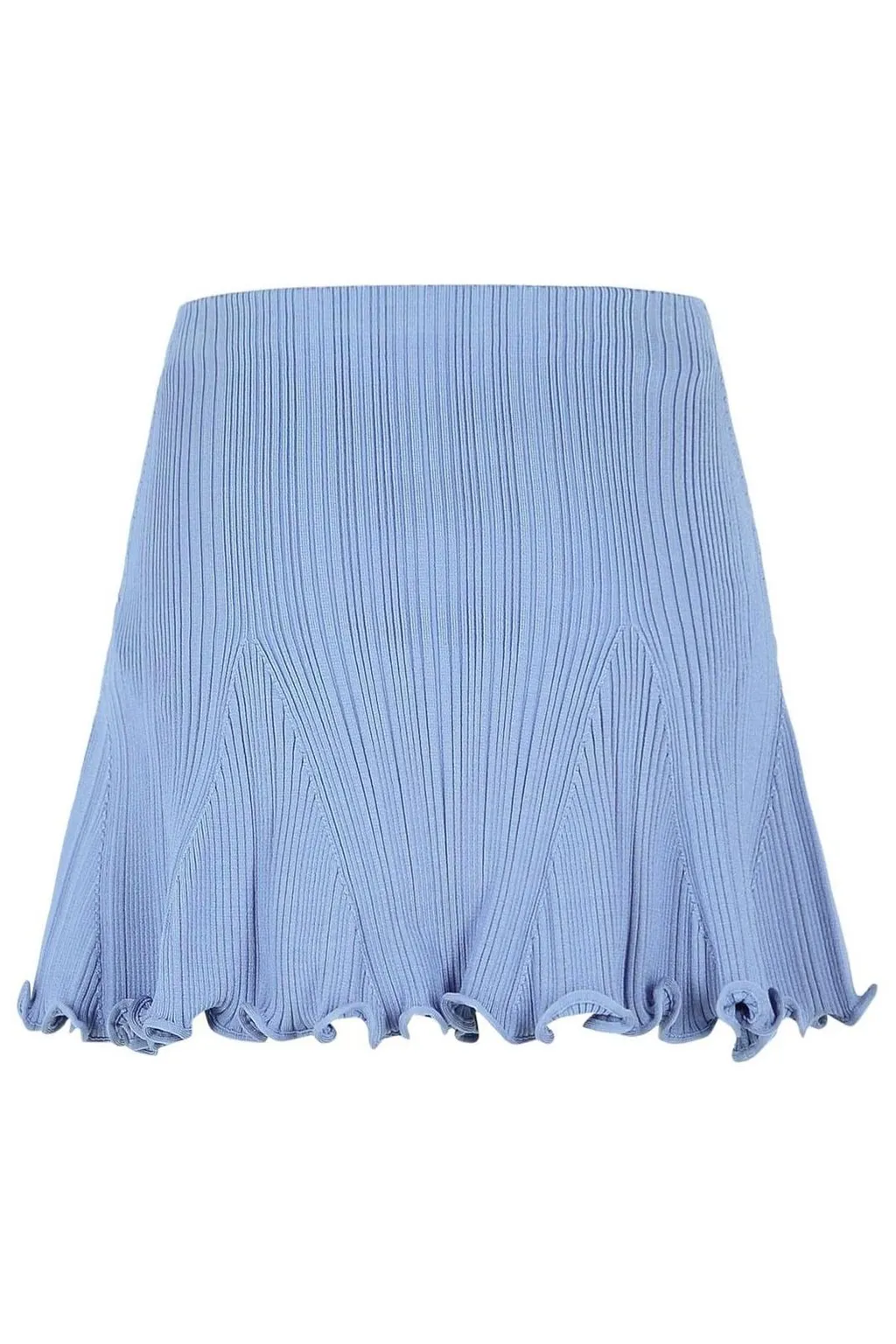 Pleated Knit Skirt