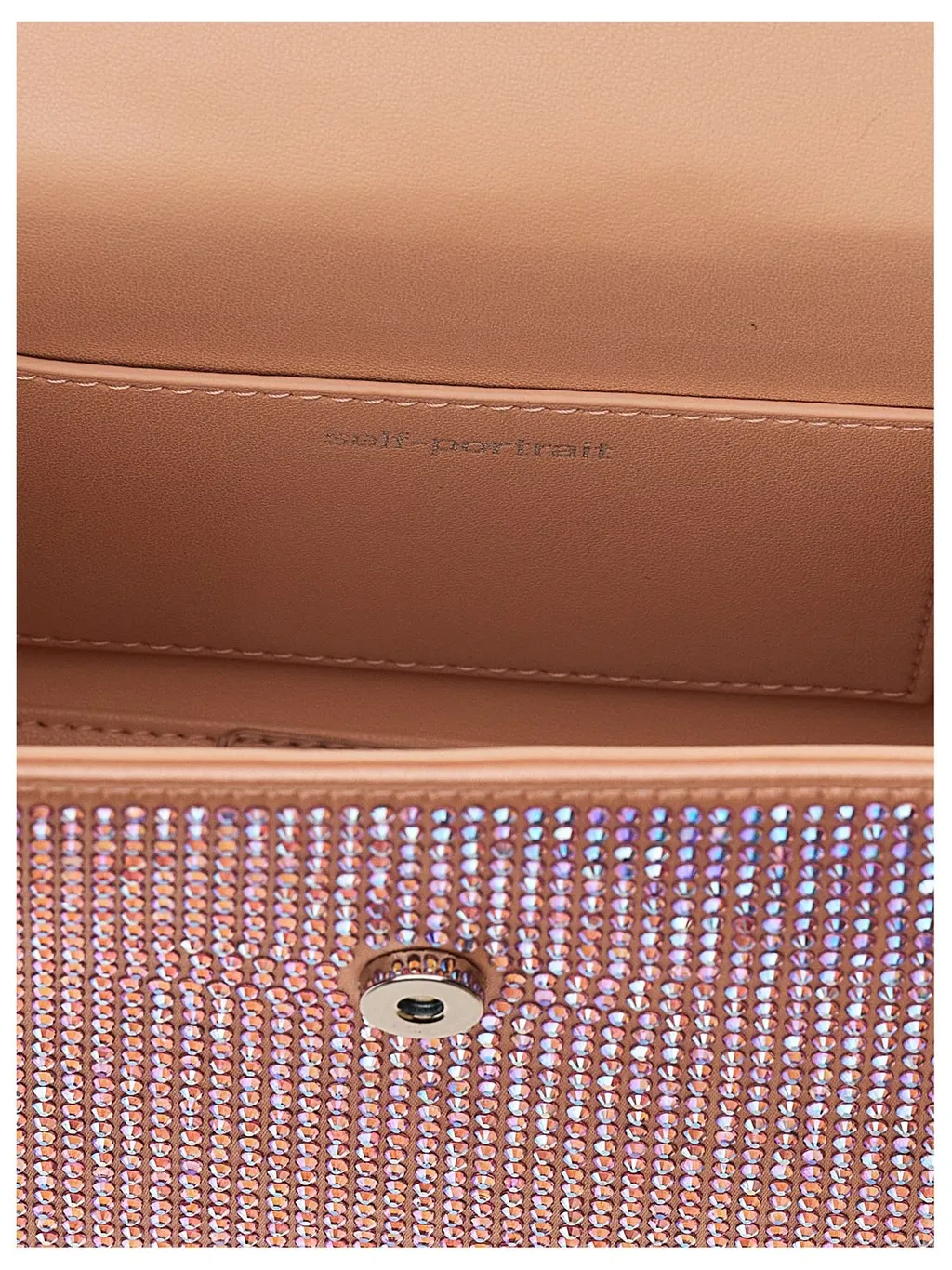 Rhinestone Bow Top Handle Bag