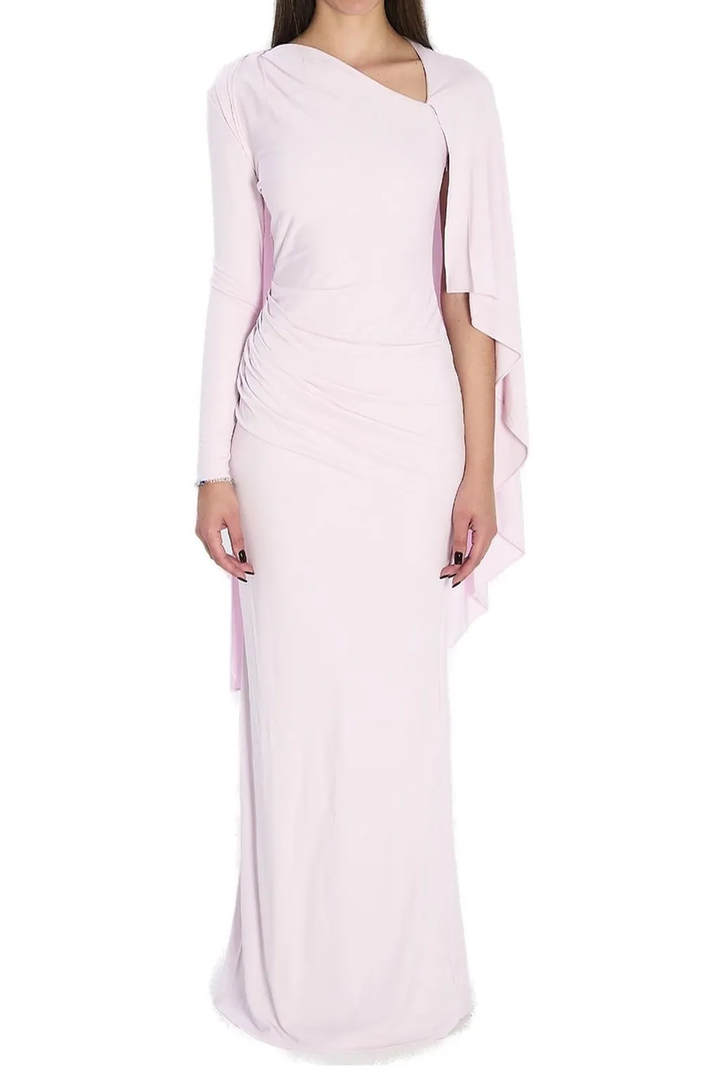 Asymmetrical Draped Gown