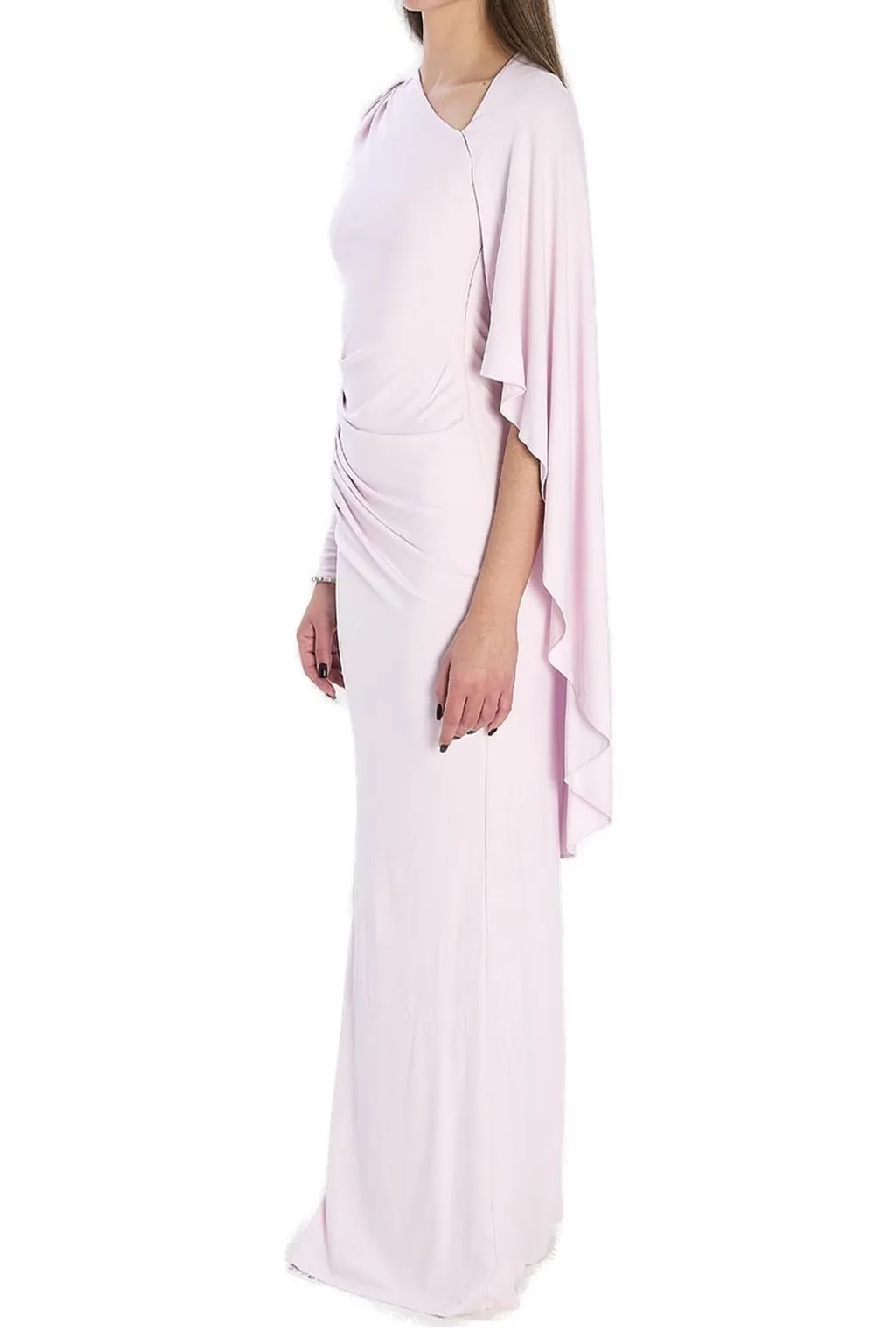 Asymmetrical Draped Gown