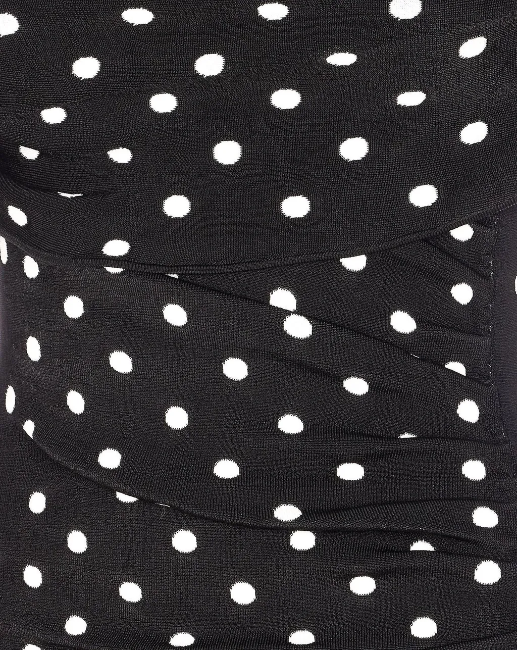Strapless Polka Dot Dress