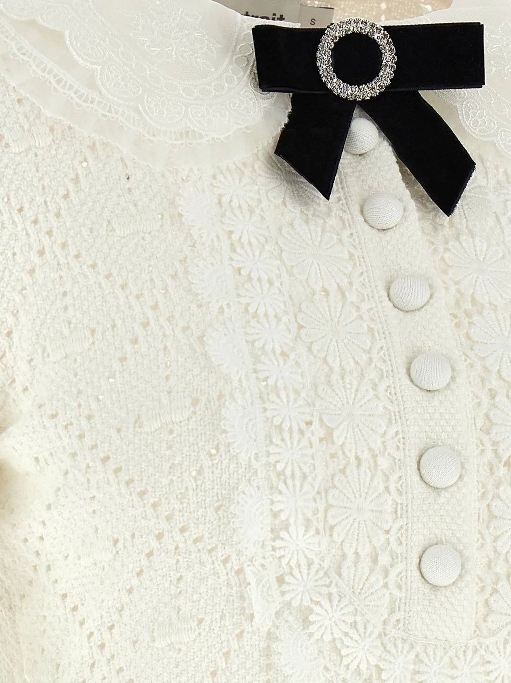 Knit Dress With Peter Pan Collar