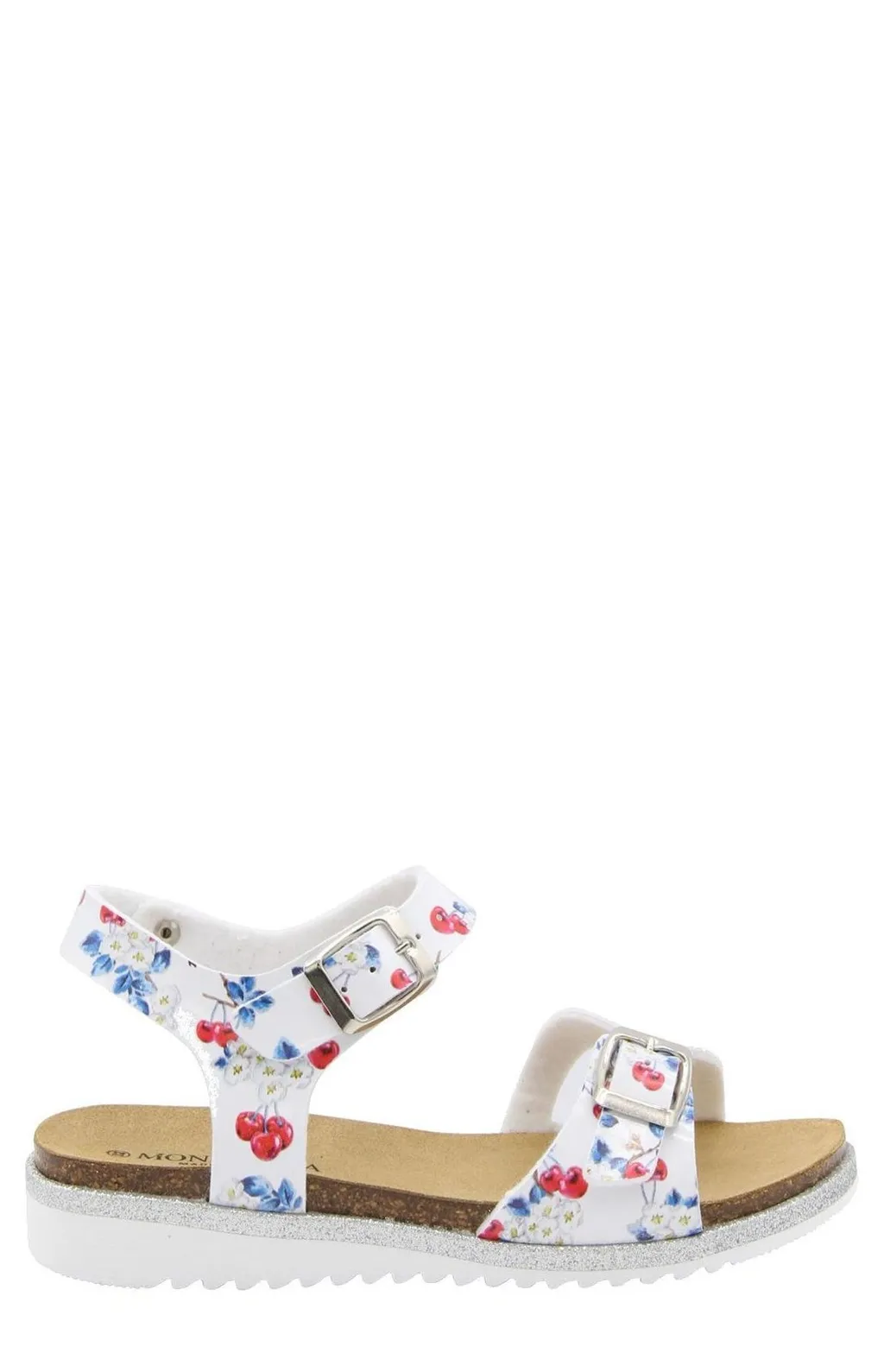 Monnalisa Floral-Printed Buckled Fastened Sandals