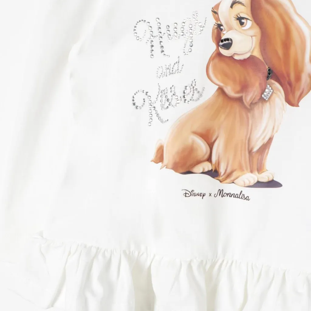 Monnalisa Lady And The Tramp Maxi T-Shirt