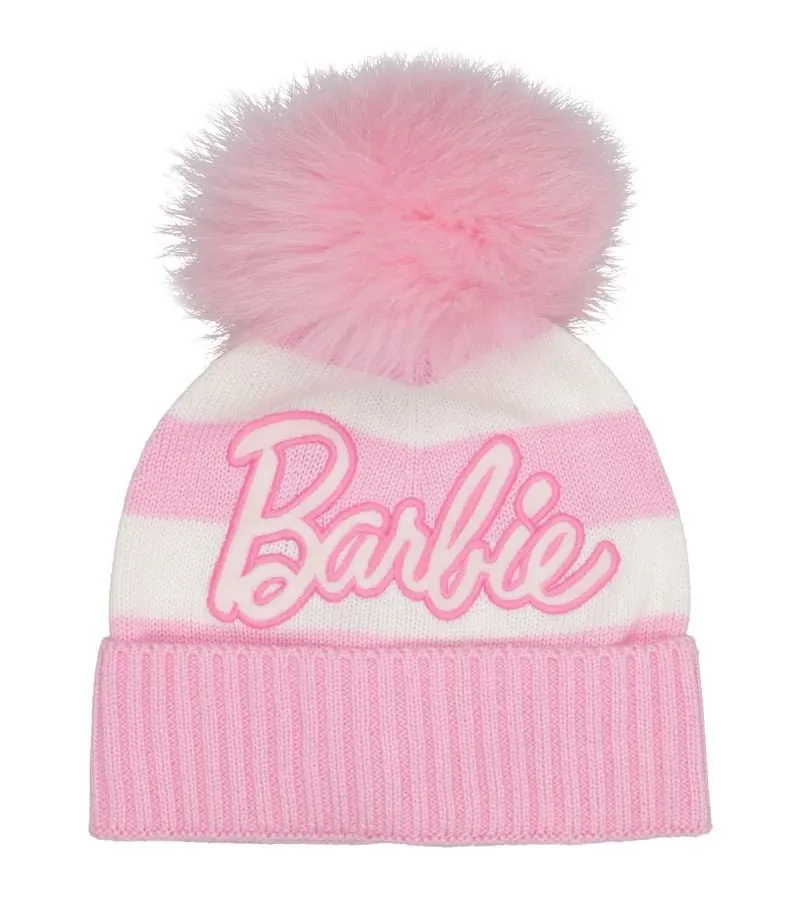 Monnalisa X Barbie Striped Beanie