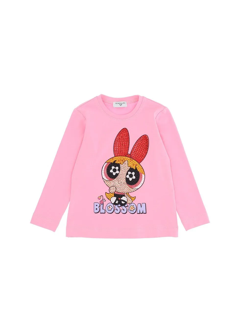 Monnalisa Graphic Embellished Regular Fit T-Shirt