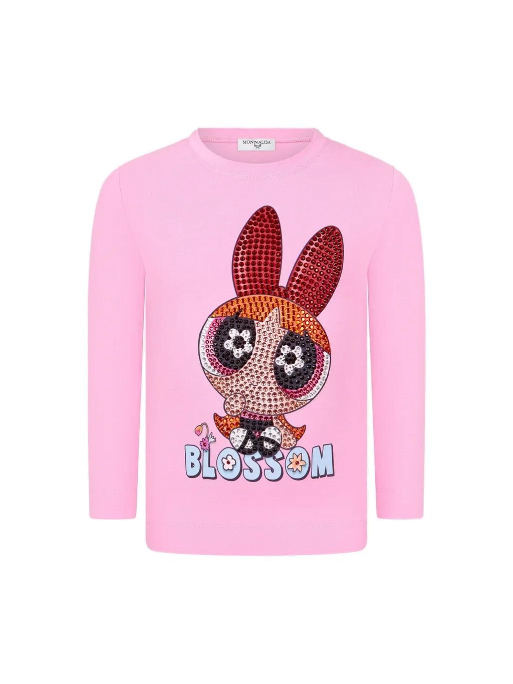 Monnalisa Graphic Embellished Regular Fit T-Shirt