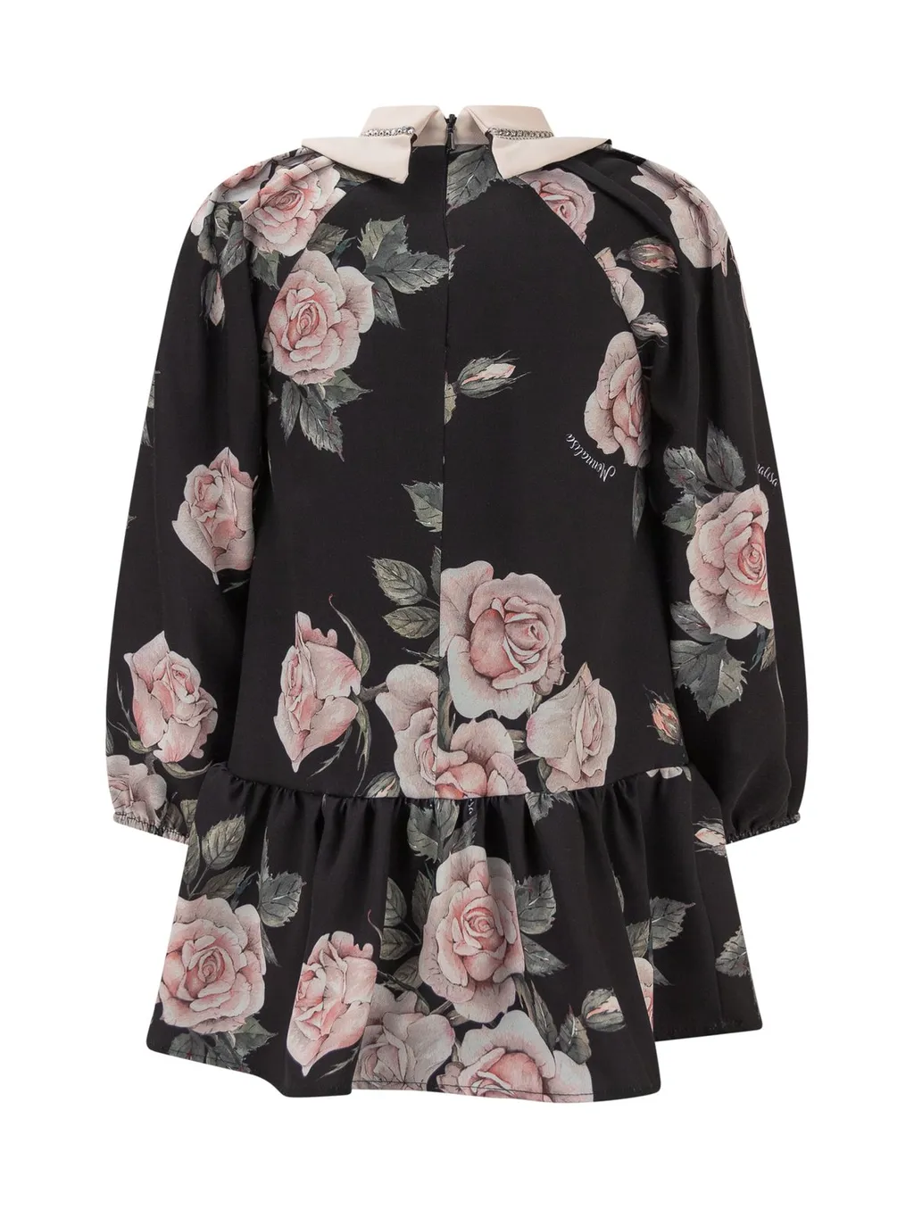 Monnalisa Floral-Printed Ruffled Dress