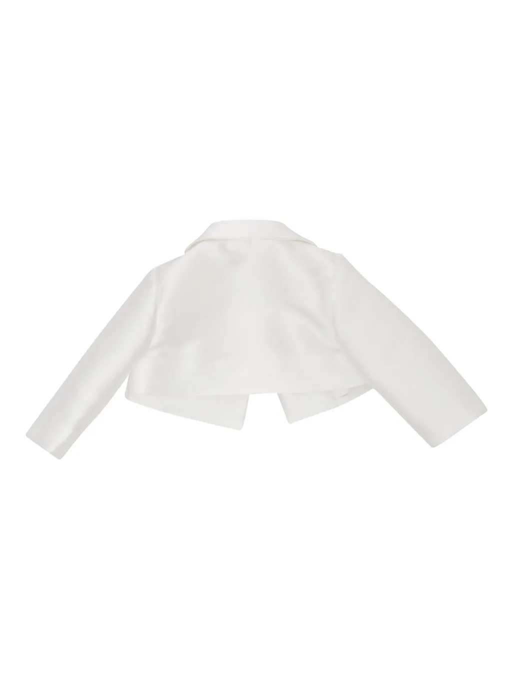 Monnalisa Logo-Embellished Cropped Bomber Jacket