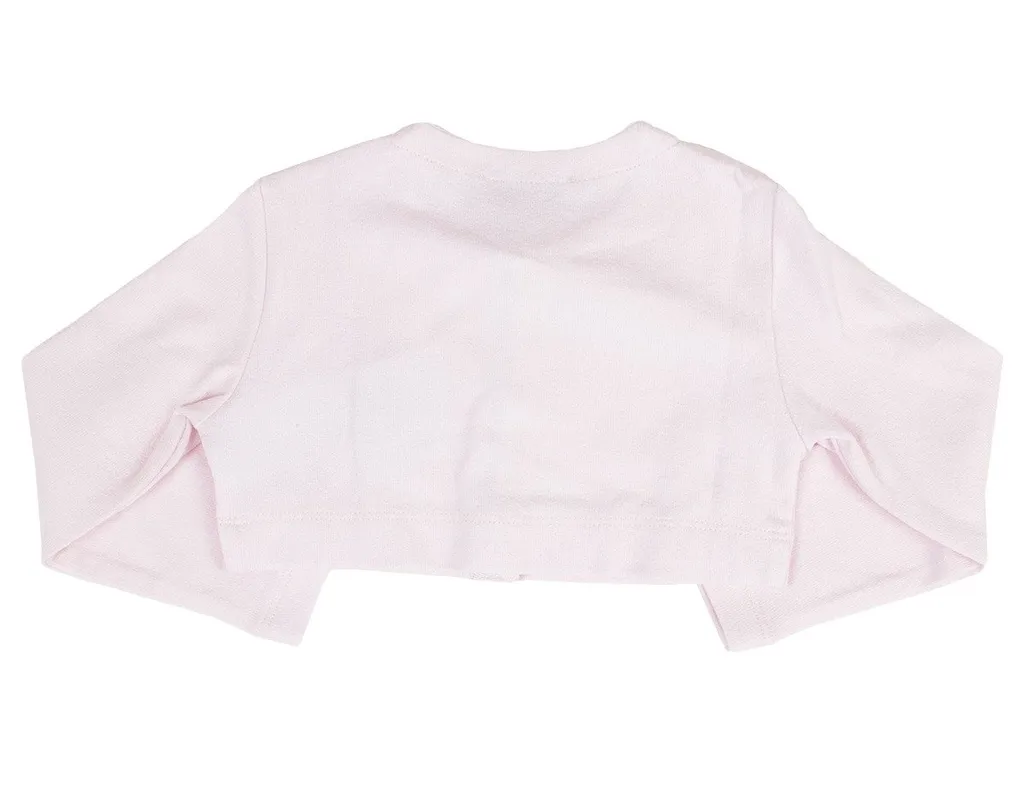 Monnalisa Embellished Crewneck Cardigan