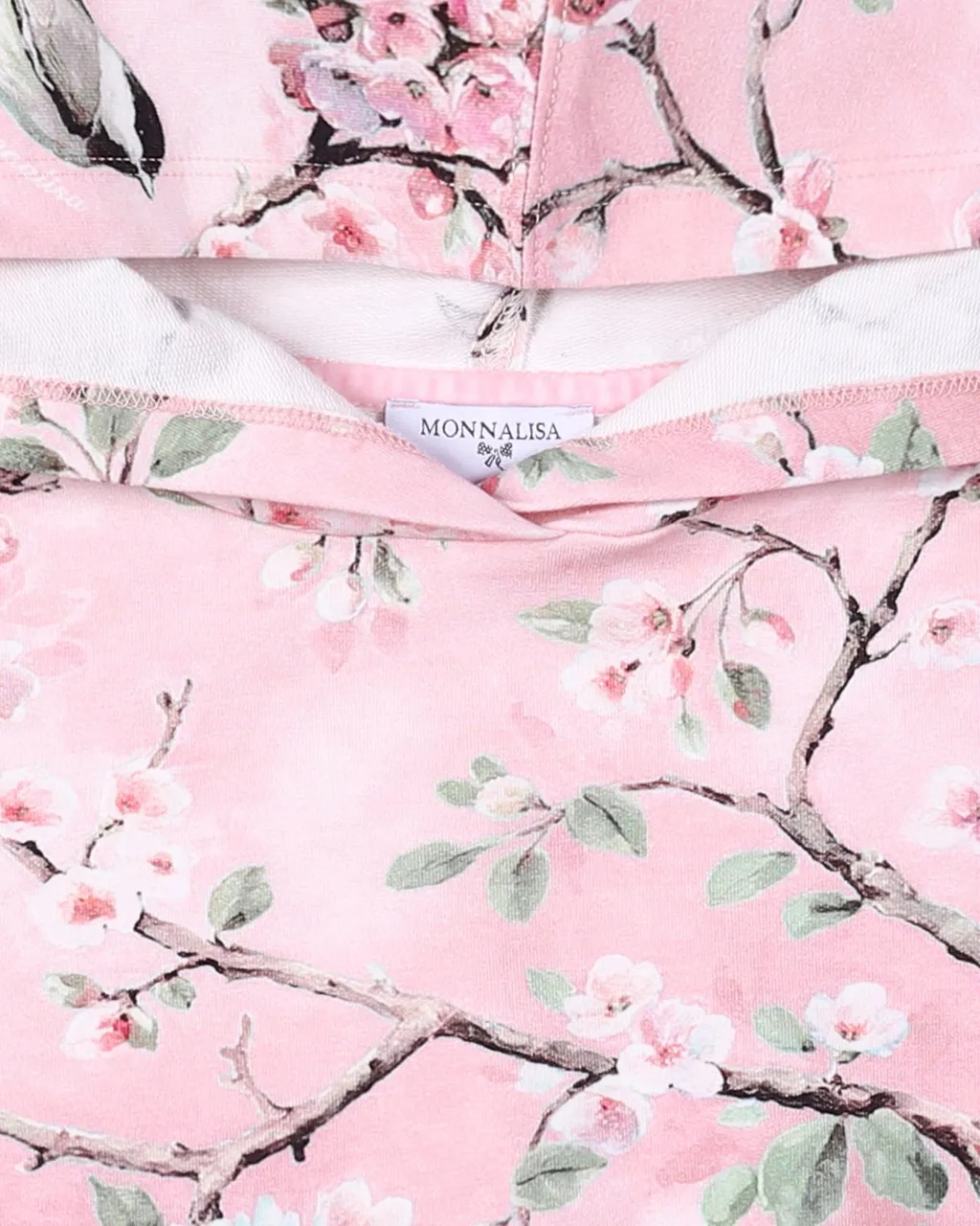 Monnalisa Floral Printed Long-Sleeved Hoodie
