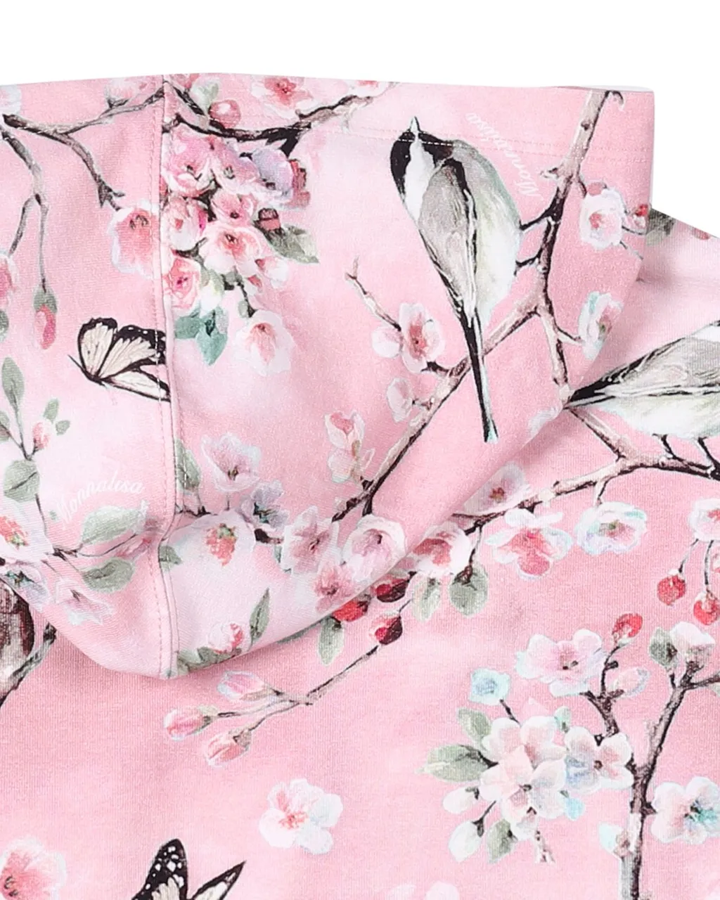 Monnalisa Floral Printed Long-Sleeved Hoodie
