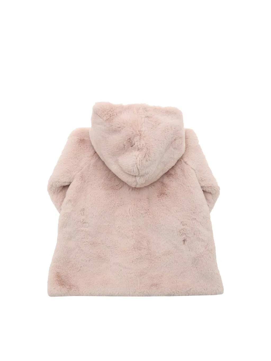 Monnalisa Shearling Hooded Coat