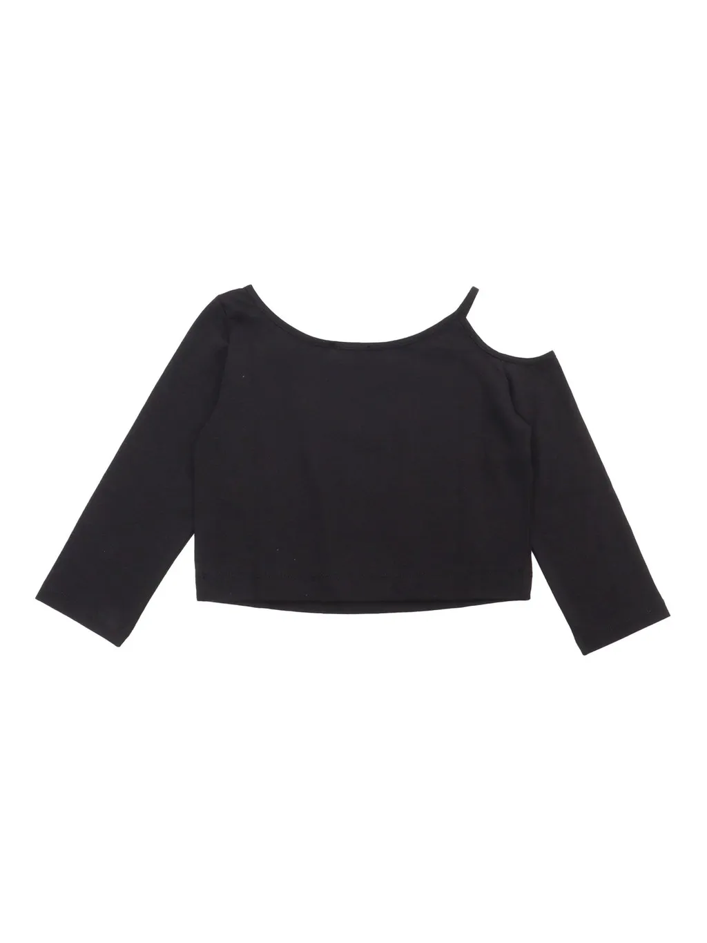 Monnalisa Asymmetrical Cropped T-Shirt