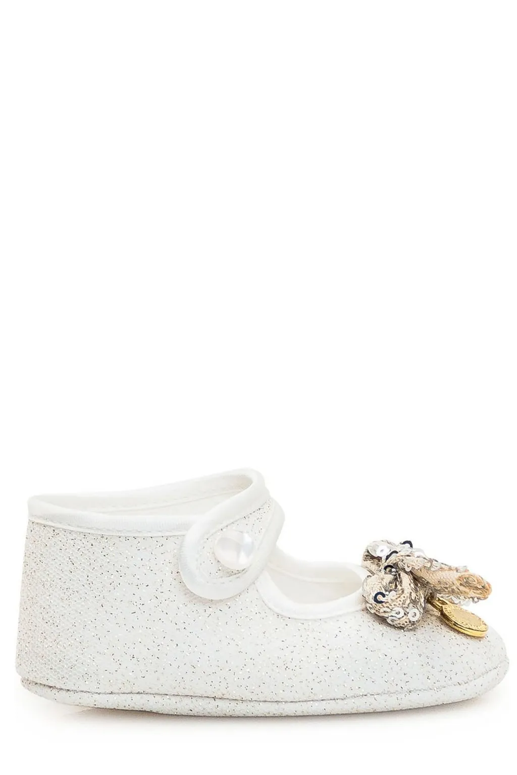 Monnalisa Glitter Detailed Tulle Ballet Flats