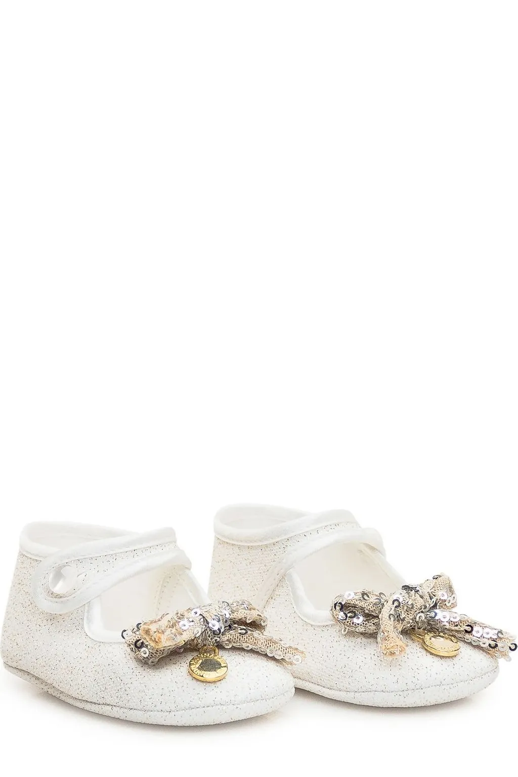 Monnalisa Glitter Detailed Tulle Ballet Flats
