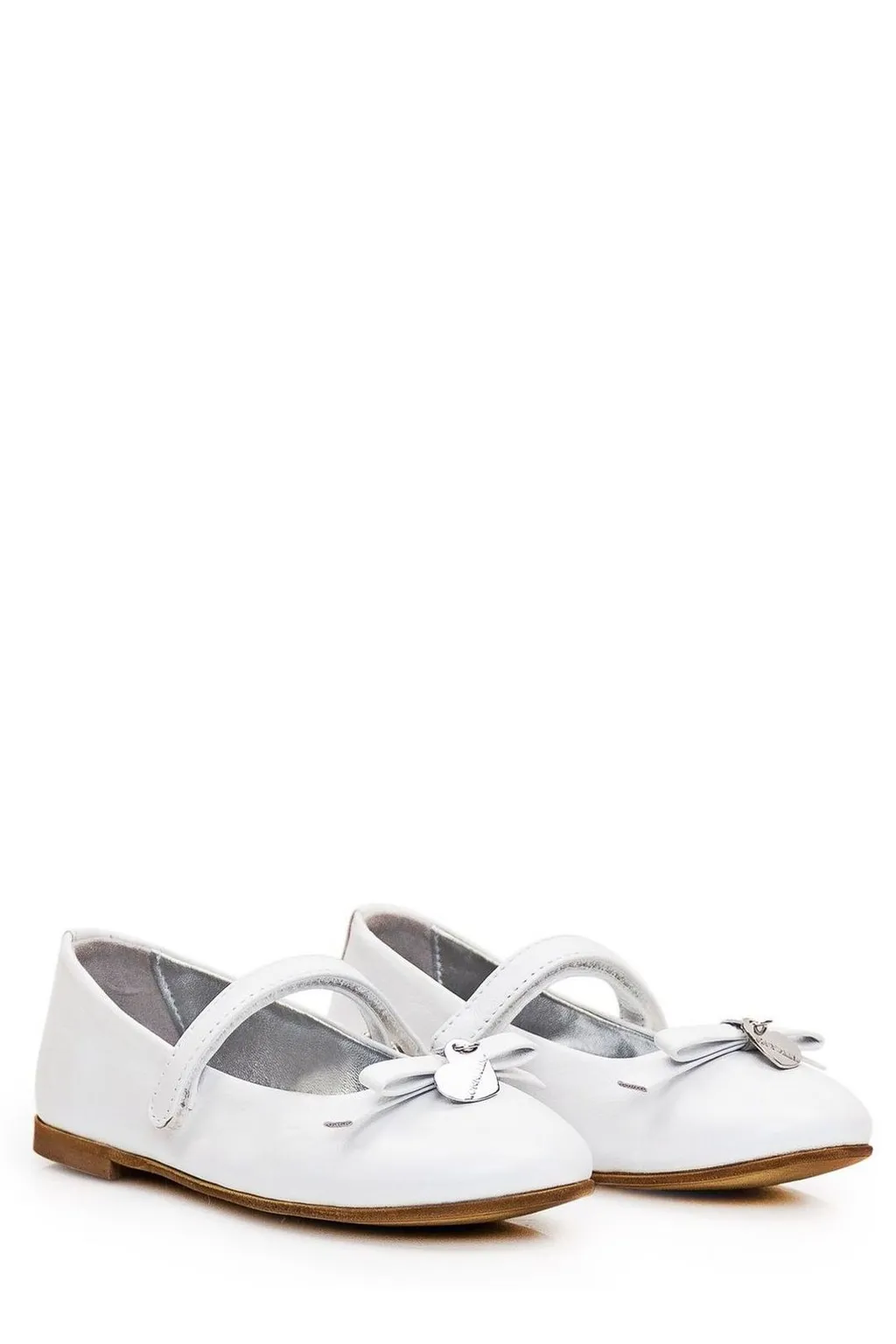 Monnalisa Bow Detailed Ballet Flats