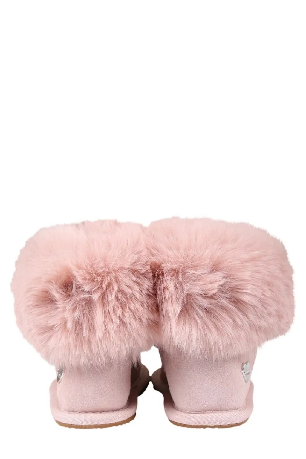 Monnalisa Fur-Ankle Round-Toe Boots