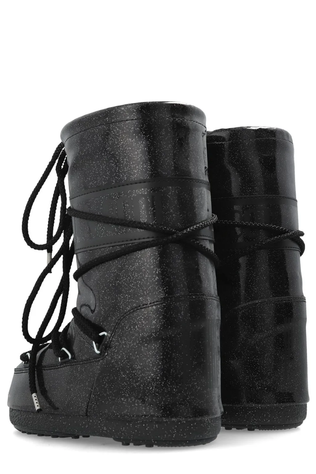 Moon Boot Kids Icon Glitter Lace-Up Snow Boots