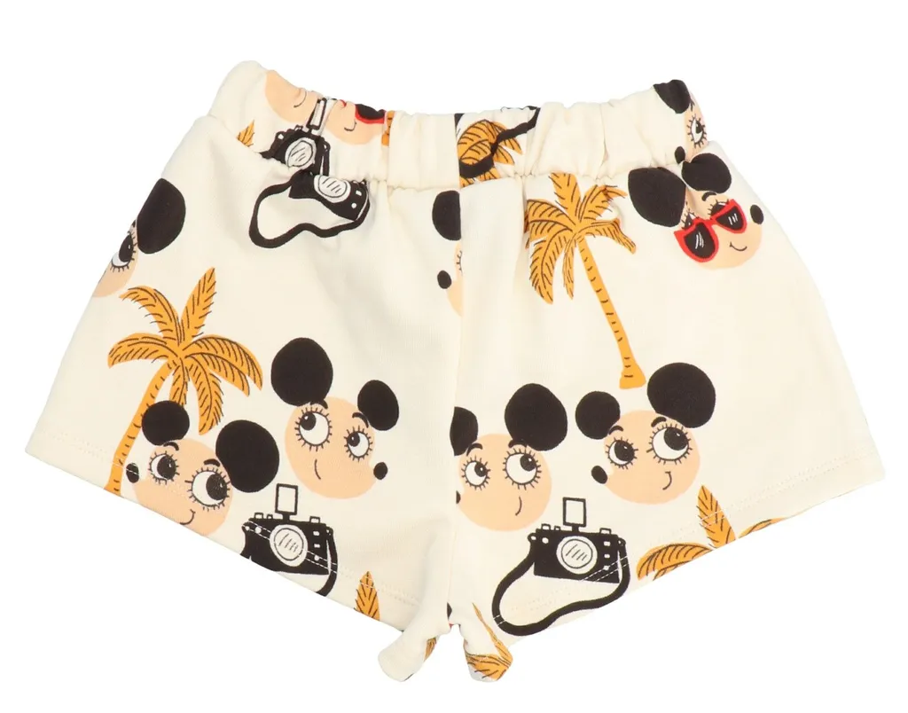 Mini Rodini Graphic Printed Drawstring Shorts