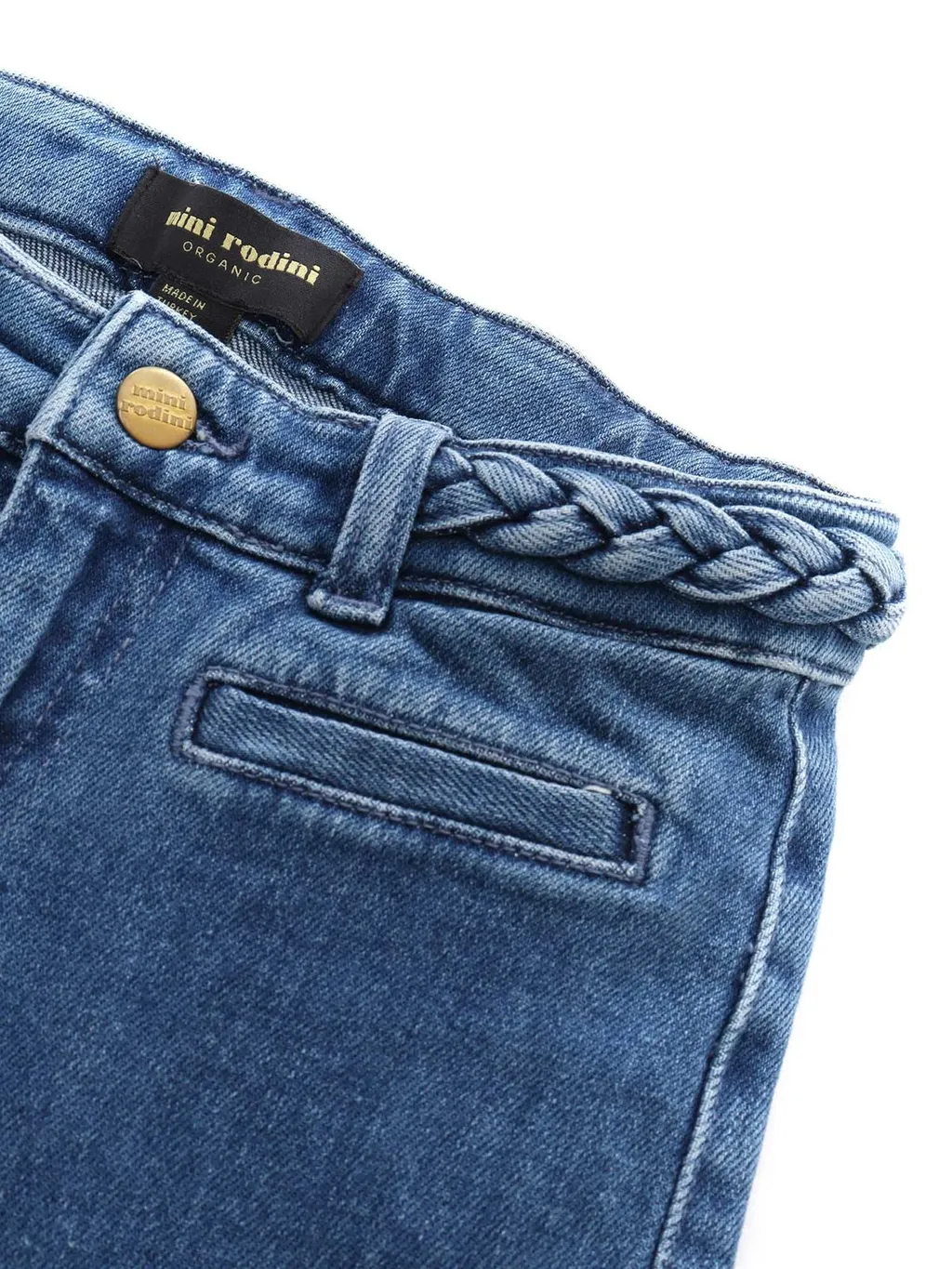 Mini Rodini Mid-Rise Straight Leg Jeans