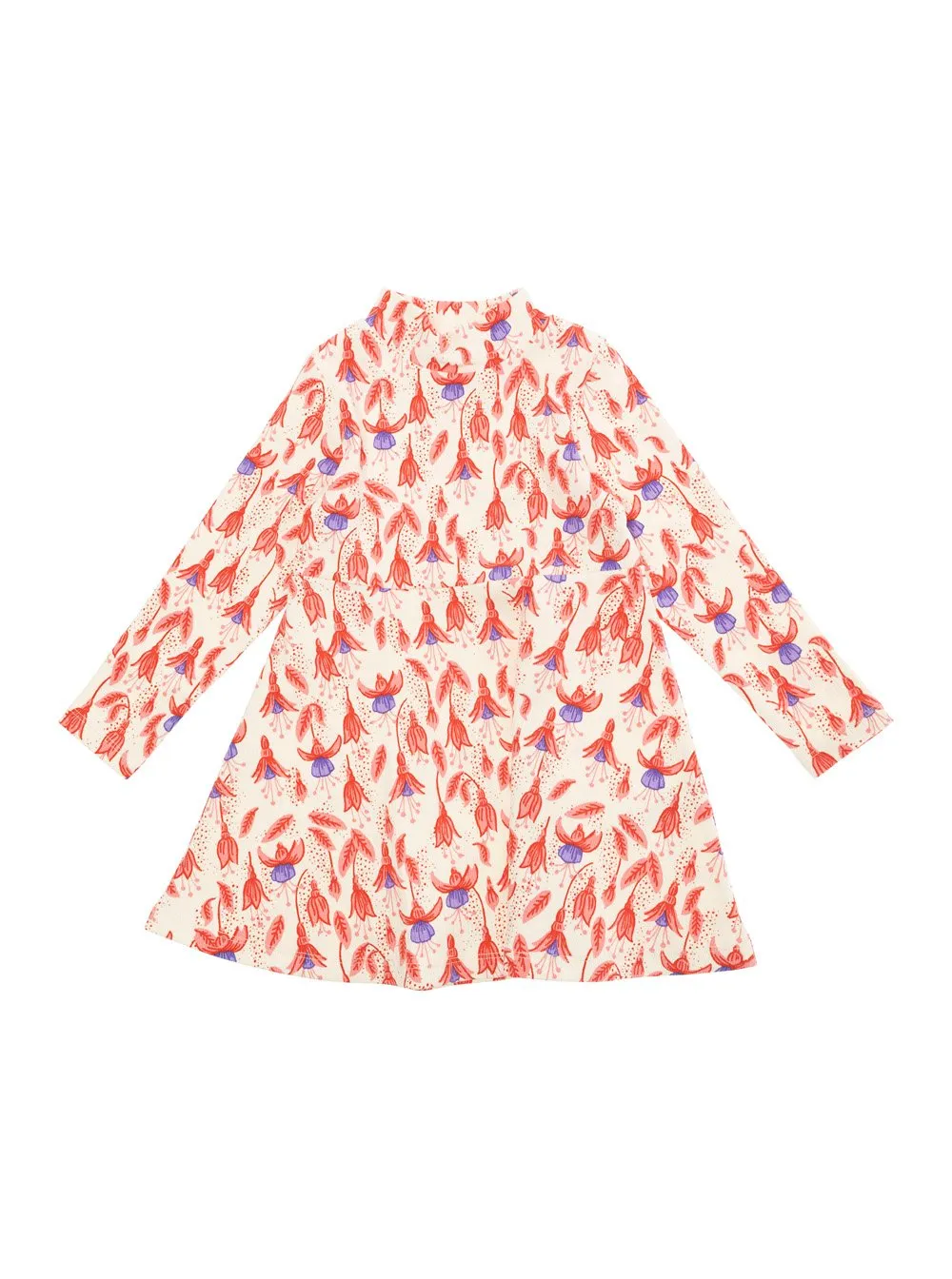 Mini Rodini Floral Printed Long-Sleeved Dress