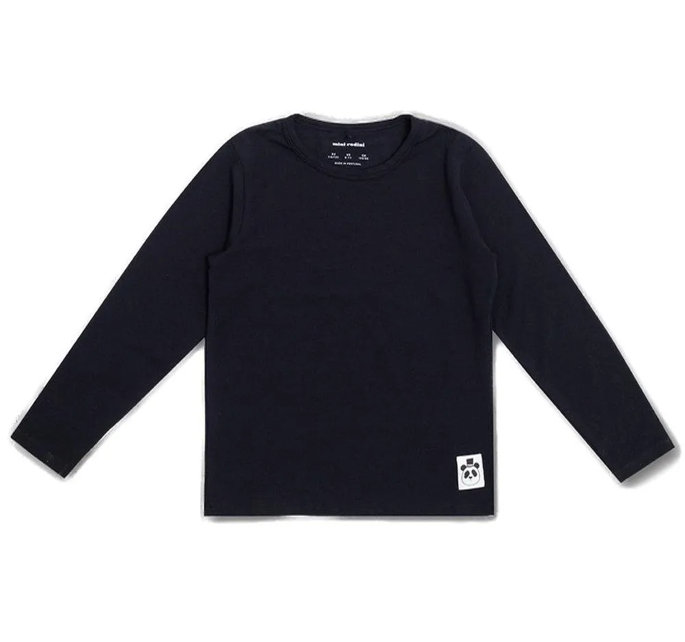 Mini Rodini Logo Patch Crewneck T-Shirt