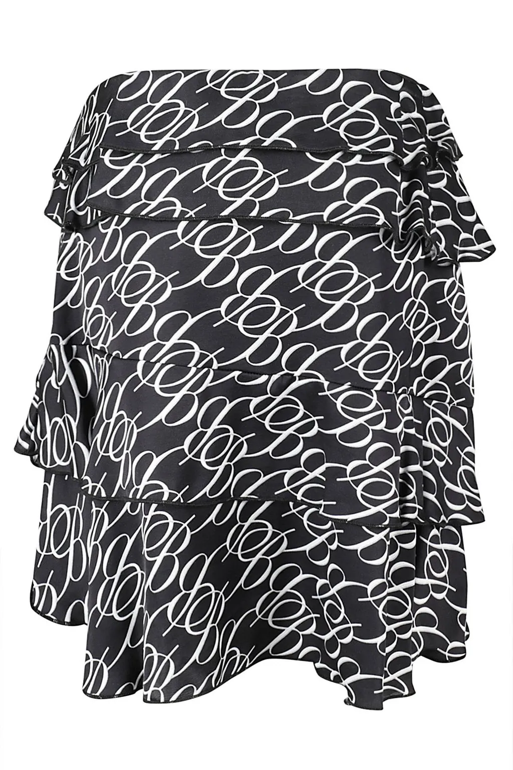 Miss Blumarine Kids Logo Ruffle Skirt