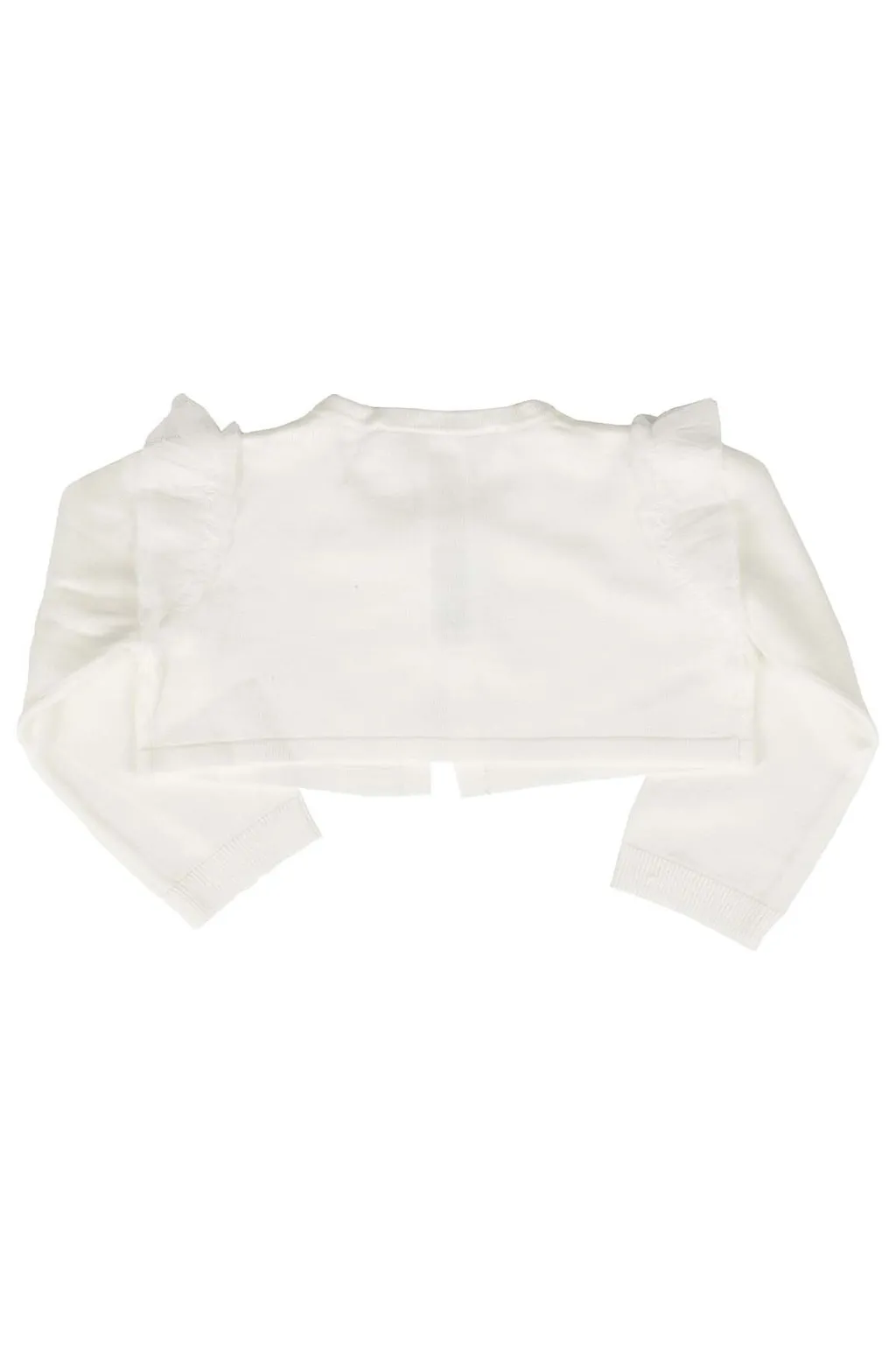 Miss Blumarine Logo Embellished Cropped Cardigan