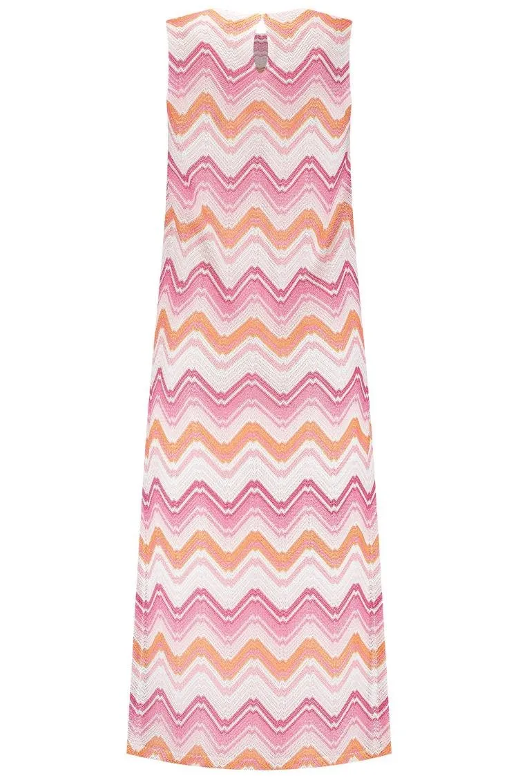 Missoni Kids Zigzag-Wovened Sleeveless Dress